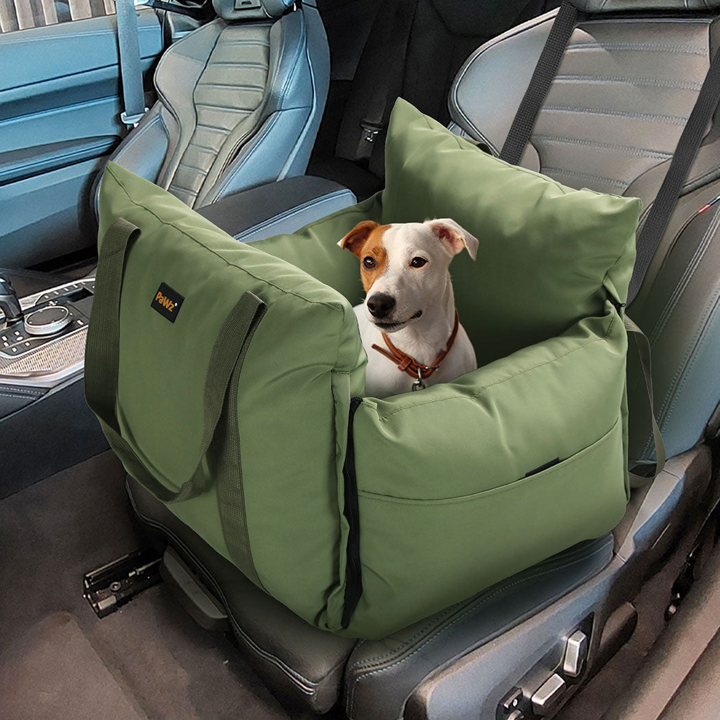 PaWz Dog Car Seat Booster Belt Green-1864184562981146631